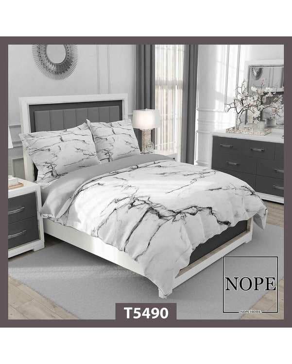 روتختی دو نفره 6 تکه نوپه هوم Nopehome طرح ماربل کد T5490