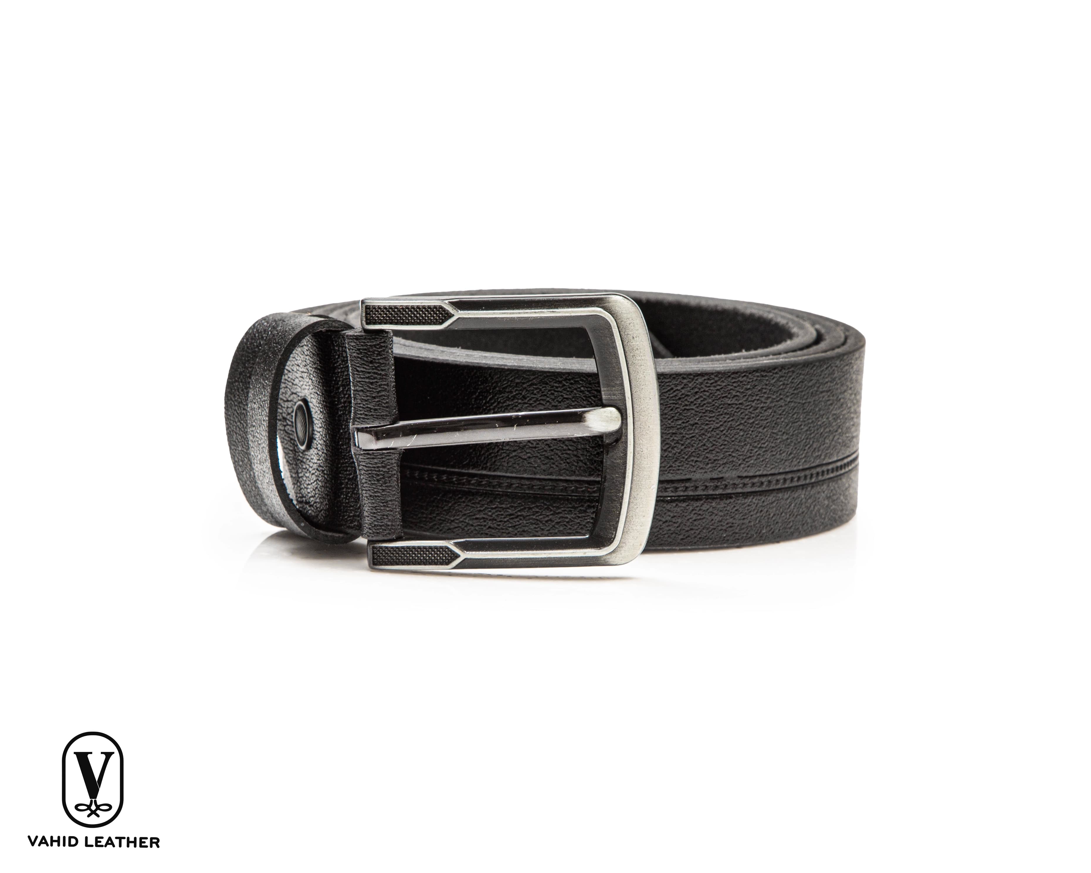 کمربند مردانه چرم 4.5 ( کد 17089 )