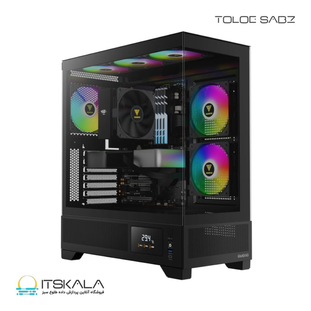 کیس گیم دیاس مدل Gamdias Atlas M1 – Black