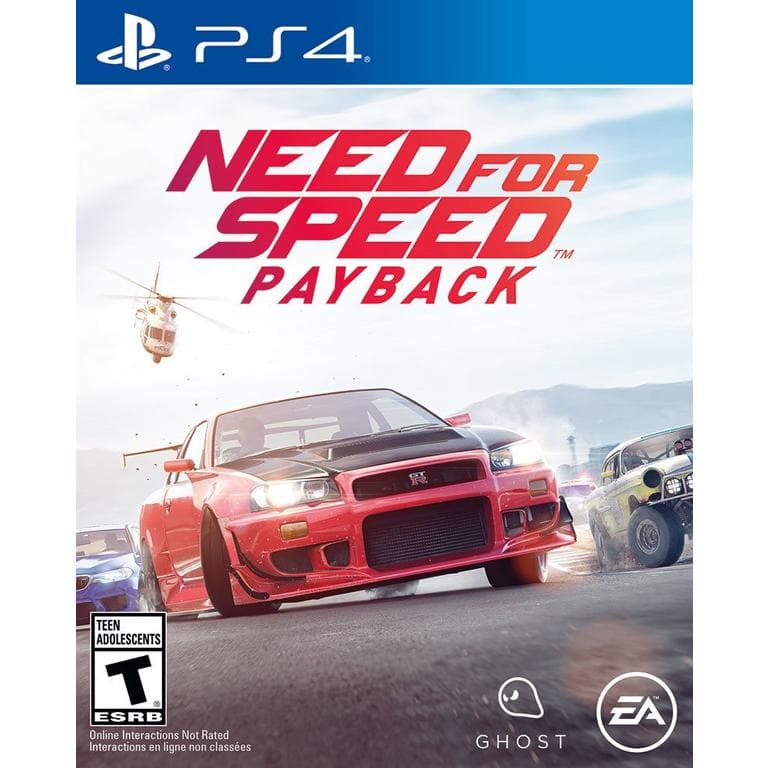 دیسک بازی Need For Speed Payback برای PS4 (کارکرده)