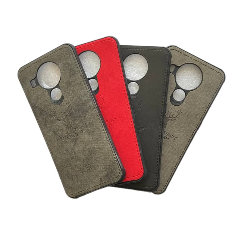 کاورچرمی پارچه ای طرح گوزنی گوشی نوکیا 3.4