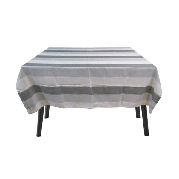 ژاکلین رومیزی 135*135 مربع راه راه