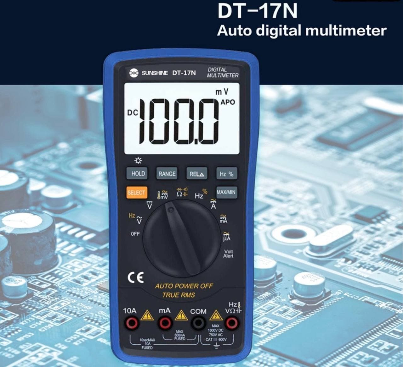مولتی متر دیجیتال مدل SUNSHINE DT-17N اصلی