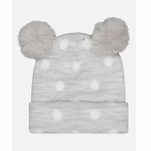 کلاه بافتنی نوزادی برند Sinsay مدل White-Gray