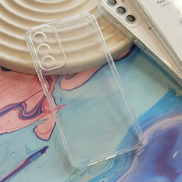 قاب شفاف گوشی Samsung Galaxy A34 مدل ژله ای محافظ لنزدار