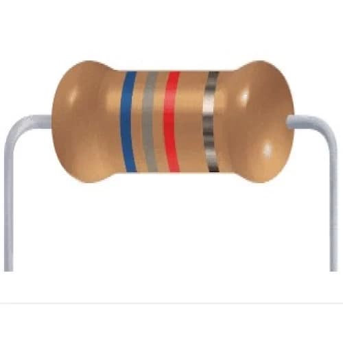 مقاومت دیپ 6.8 کیلواهم توان 2 وات