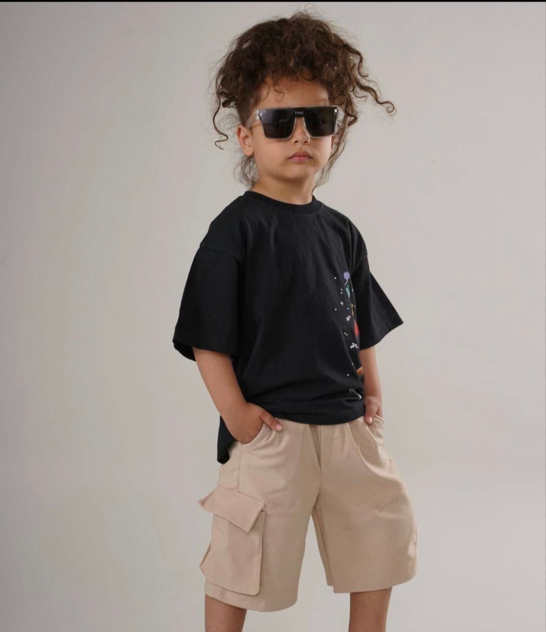 ست تیشرت شلوارک کتان طرح فضانورد مناسب ۲ تا ۹ سال شناسه: ۷۳۰