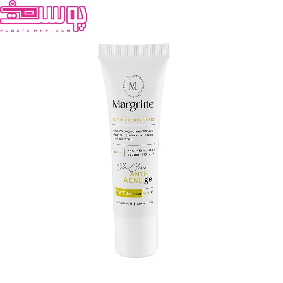 ژل آنتی آکنه پوست چرب مارگریت ۳۰ میلی لیتر