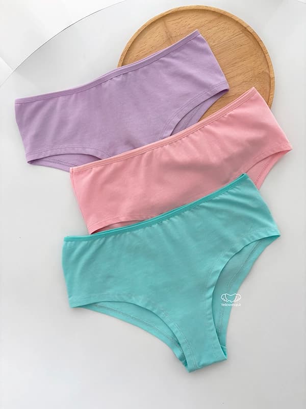 شورت جنیفری نخی زنانه کوزا KOZA پک سه تایی کد 21156