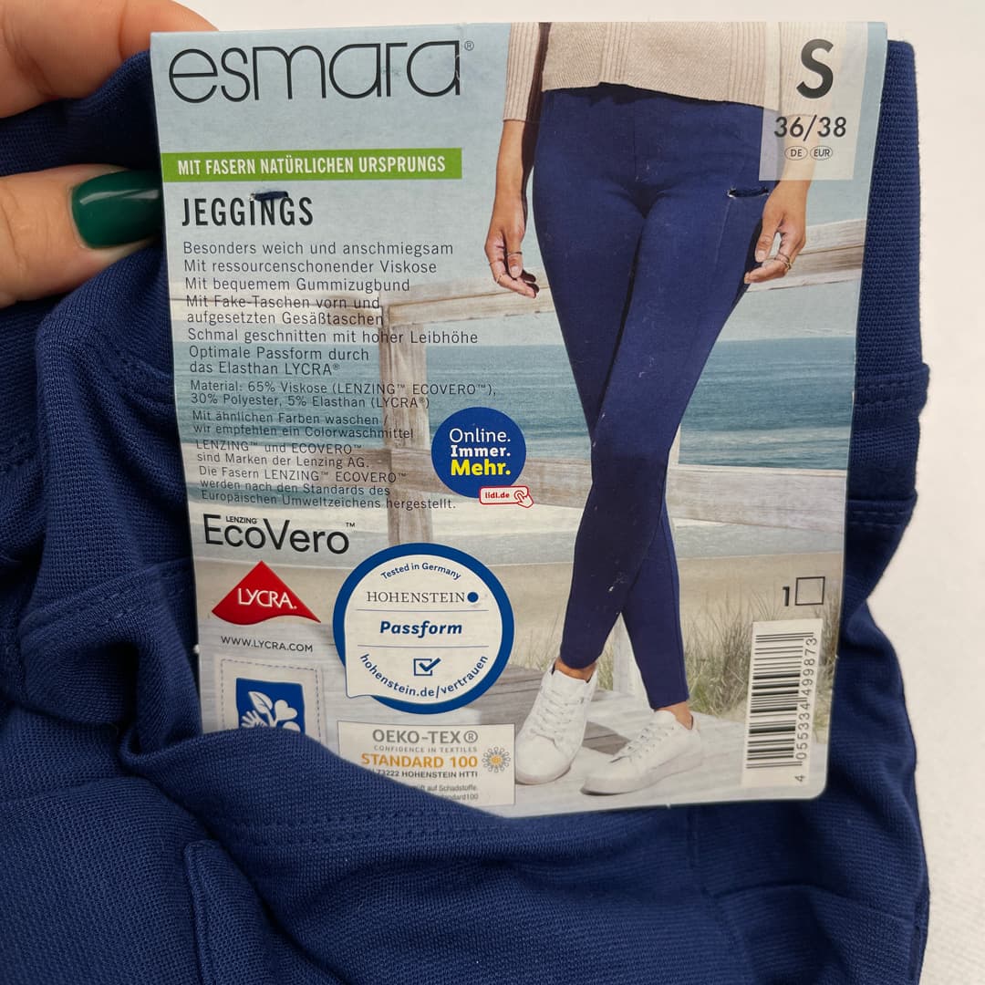 شلوار لگ زنانه برند Esmara کد b3592