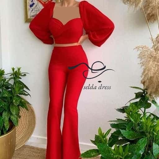 تاپ و شلوار شیک و خاص ۱۴۰۰ دخترانه و زنانه ۹۸۰