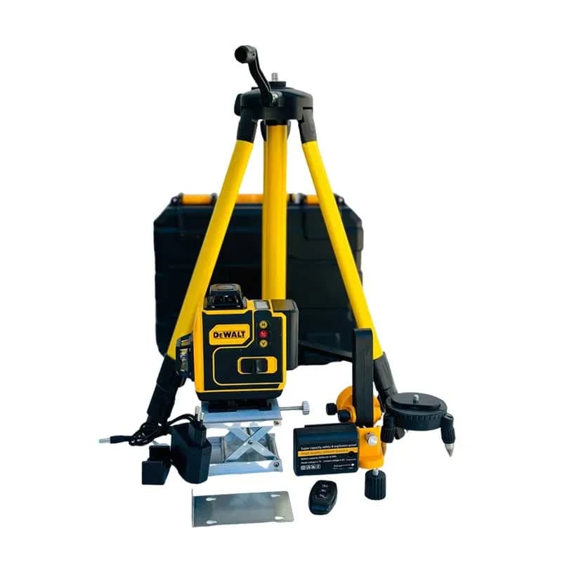 تراز لیزری 4 بعدی دیوالت دیجیتالی با پایه بلند