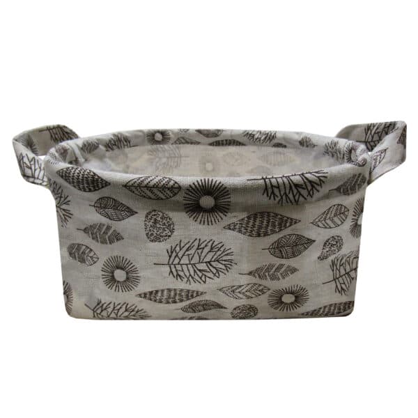 مانوئل باکس دسته دار 30*35 طرح برگ فانتزی بزرگ