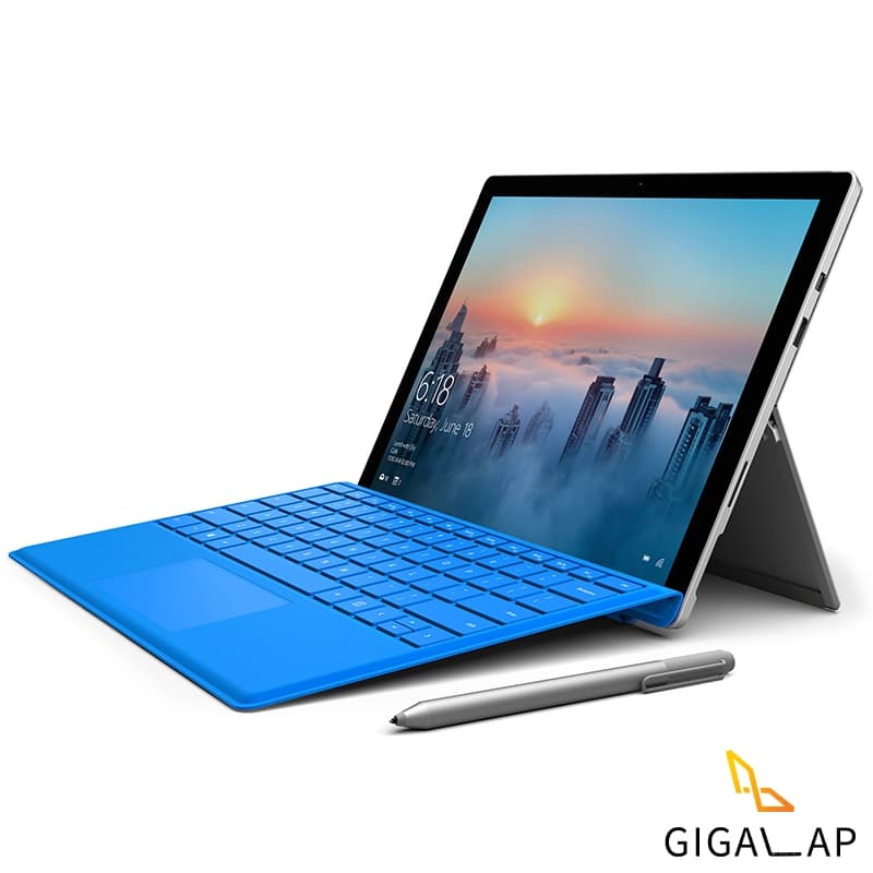 لپ تاپ استوک تبلت شو مایکروسافت Surface Pro 4 مدل i5-6300U 4GB 128GB SSD INTEL HD 12.5 2K TOUCH
