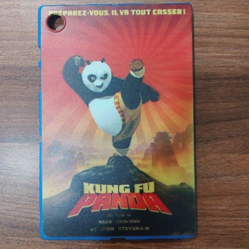 قاب طرح دار تبلت سامسونگ Tab A8 10.5 SM-X205 طرح پاندای کونگ فو کار 1