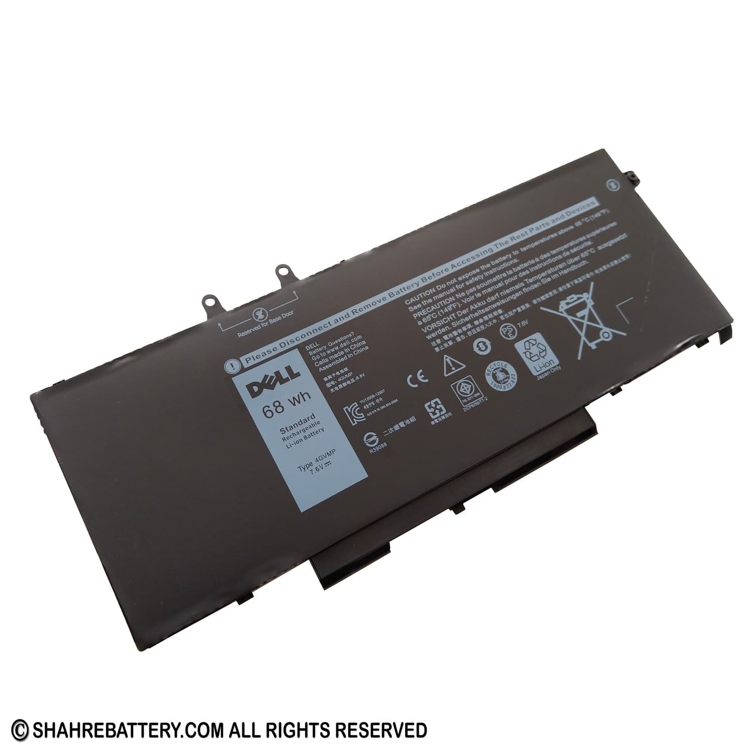 باتری اورجینال لپ تاپ دل Dell Precision 3540 3550 4GVMP