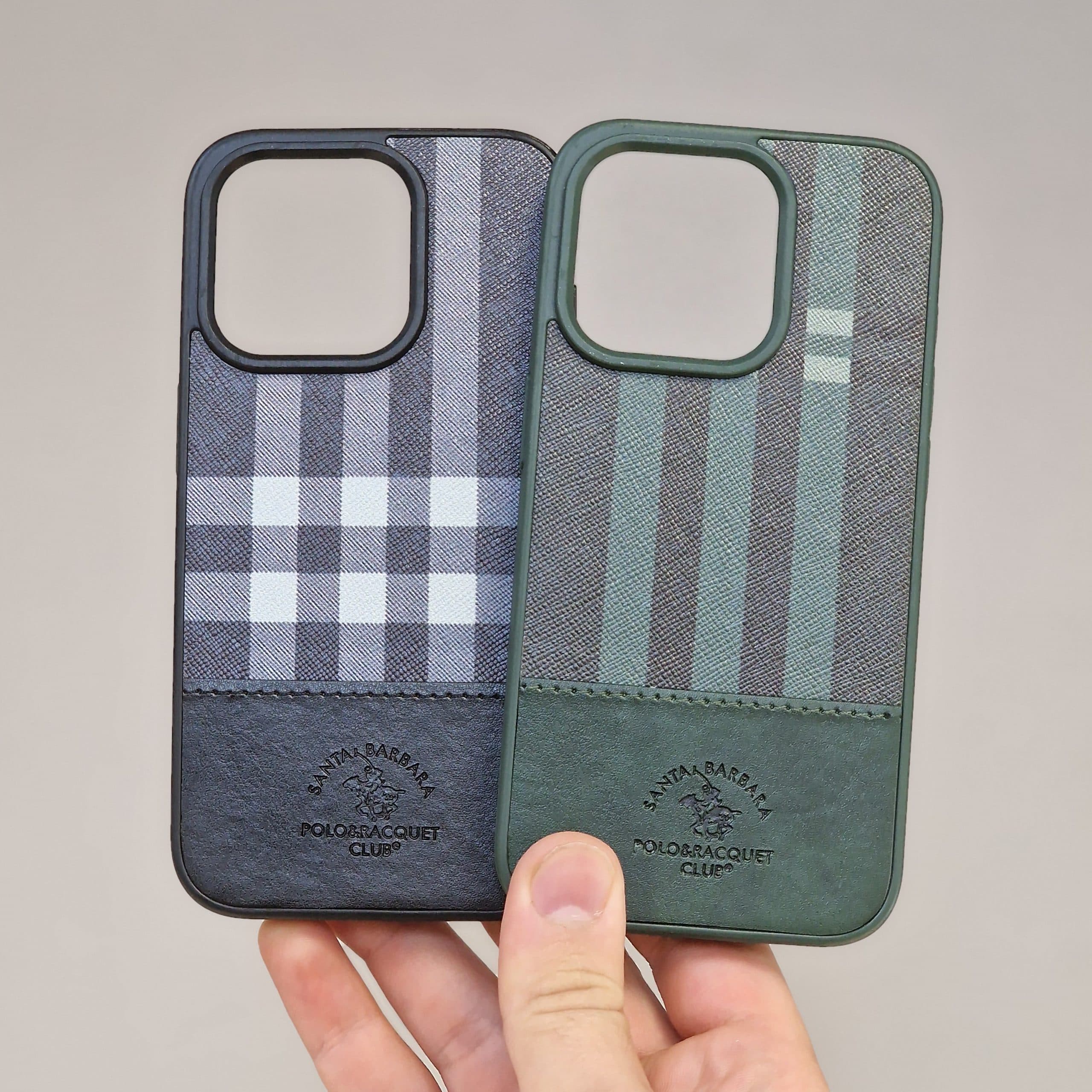 قاب آیفون 15 پرو چرمی Santa Barbara Polo