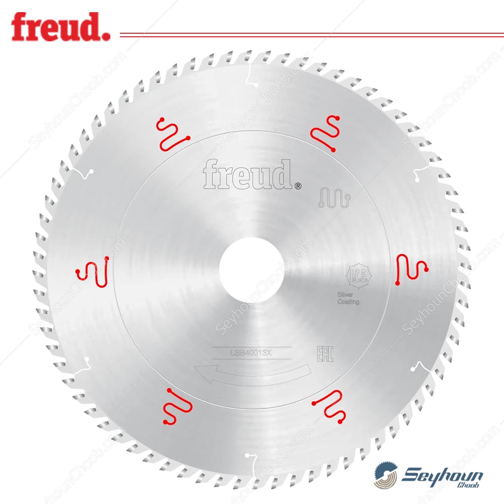 تیغ اره الماسه پانل بر 32 سانتی متری 60 دندانه فرود مدل FREUD LSB32003X