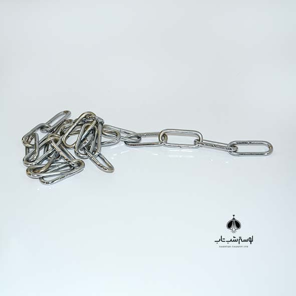 زنجیر لوستر 5 میل کروم