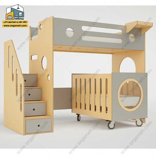 تخت خواب دو طبقه BTDP111
