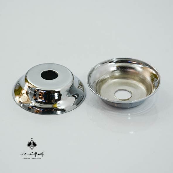 پولک دو پله آهنی کروم