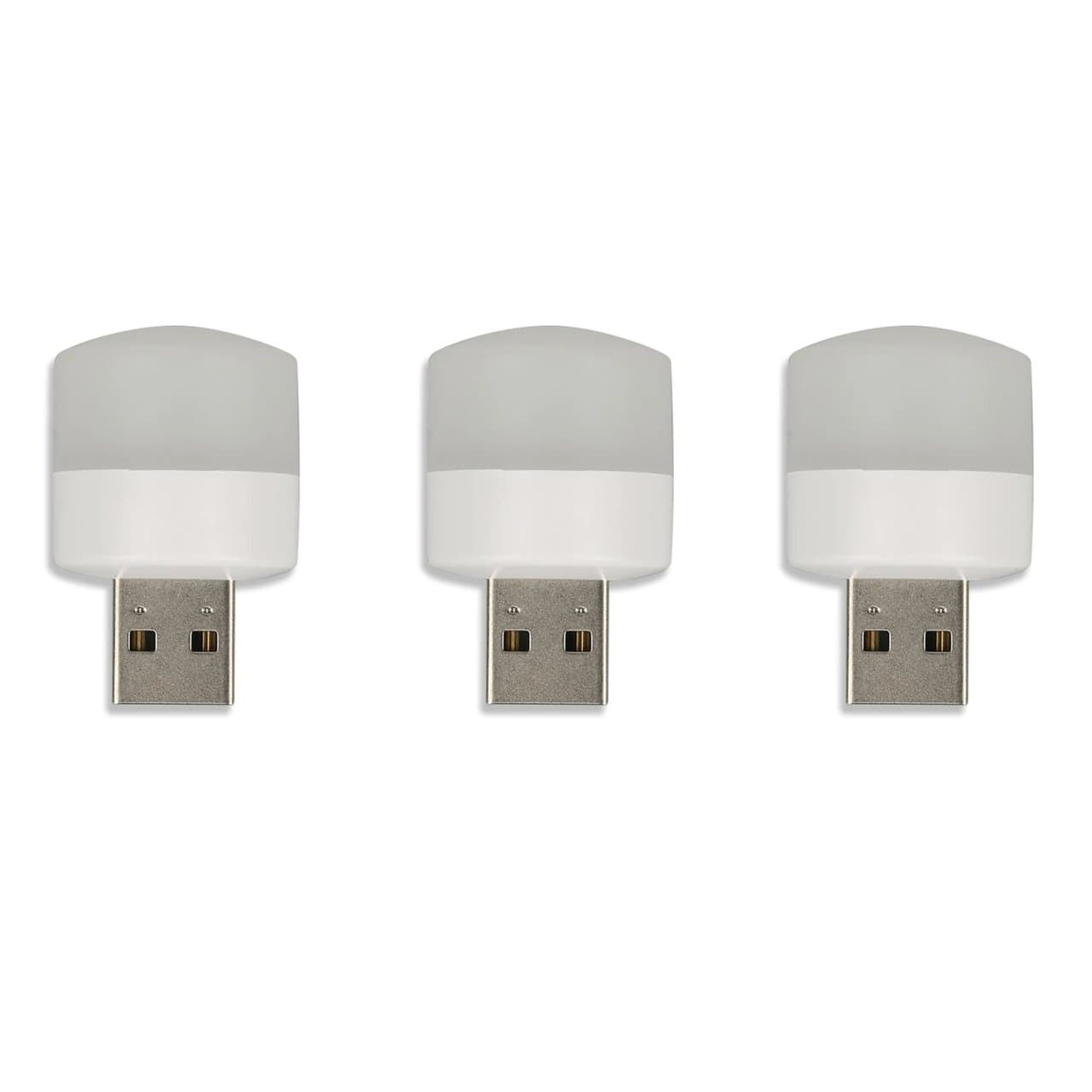 چراغ قوه مدل USB بسته 3 عددی