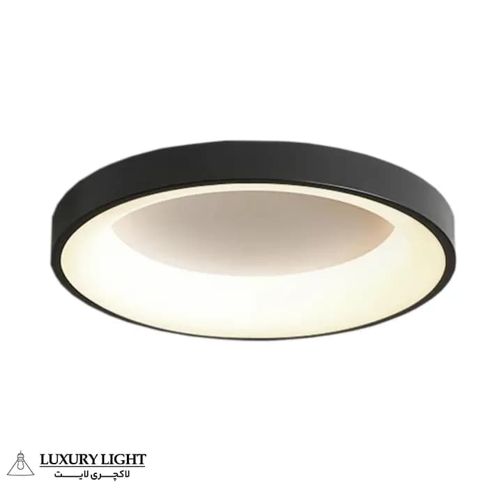 لوستر چسبیده به سقف مدرن اس ام دی خور مدل رینگو ریموت دار