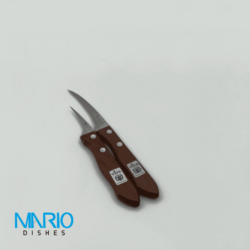 چاقو گارنیش دسته چوب