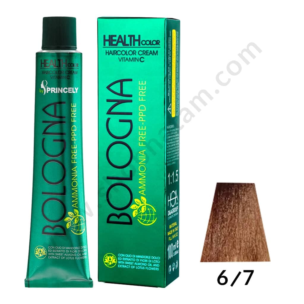 رنگ مو بلونیا (شماره 6/7) بلوند قهوه ای تیره حجم ۱۰۰ میلی لیتر