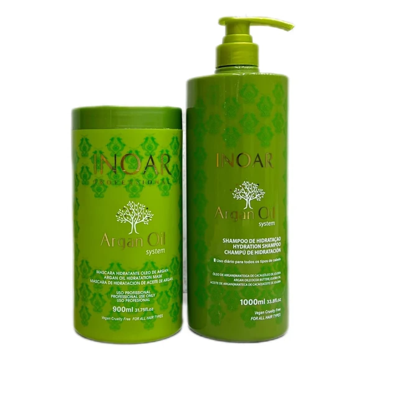 پک شامپو و ماسک مو اینوآر INOR بدون سولفات