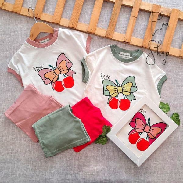 تیشرت و شلوارک گیلاس