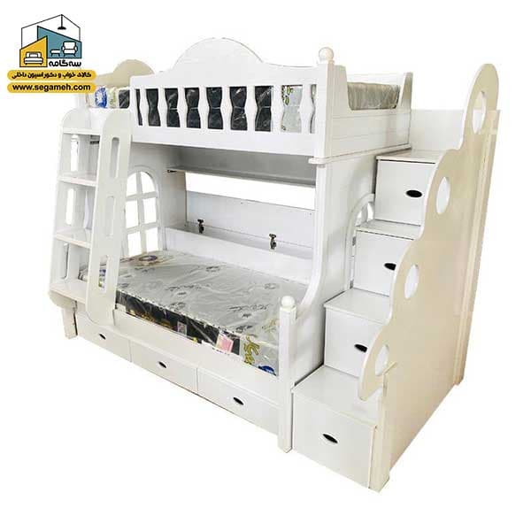 تخت خواب دو طبقه کودک مدل BTDP69