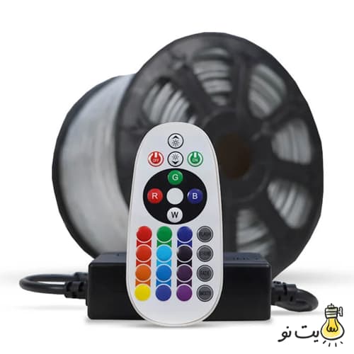 ریسه شلنگی 5050 استریپ تراکم 60 لامپ RGB