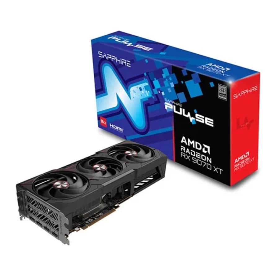 کارت گرافیک سافایر مدل Pulse Radeon RX 9070 XT 16GB