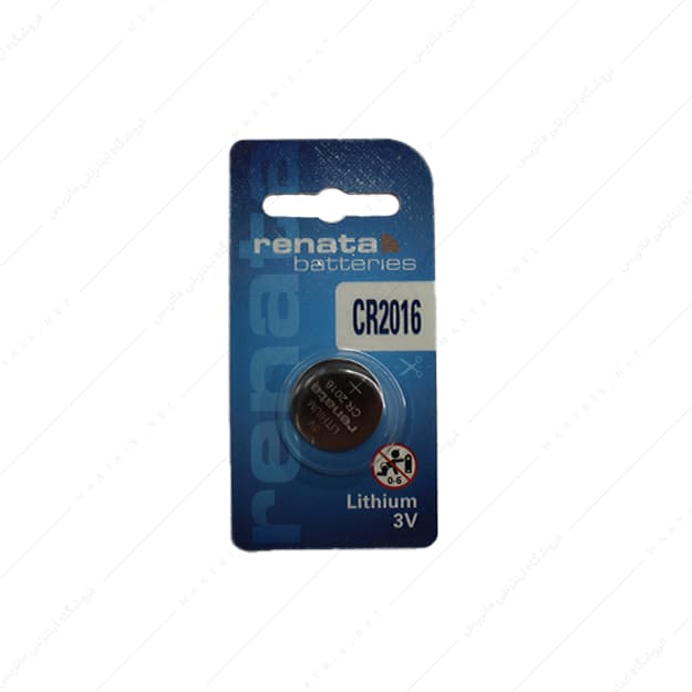 باتری سکه ای مدل CR2016 برند renata