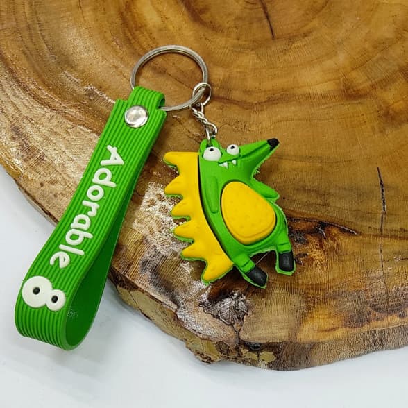 جاکلیدی سیلیکونی طرح جوجه تیغی همراه با بند آویز