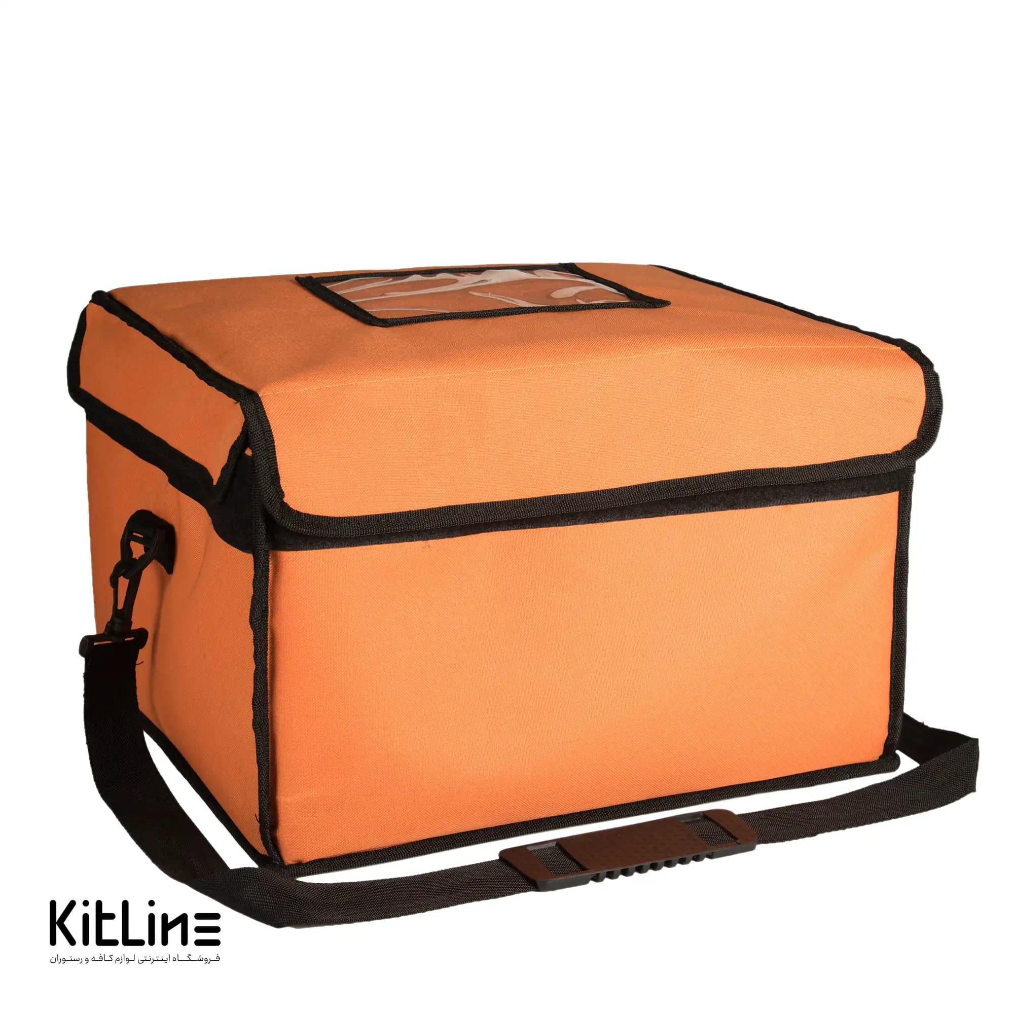 کیف حمل غذا ۳۳×۴۰ سانتیمتری برزنتی نارنجی
