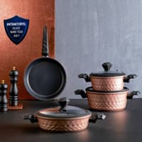 سرویس قابلمه 7 پارچه کاراجا Bio Diamond رزگلد