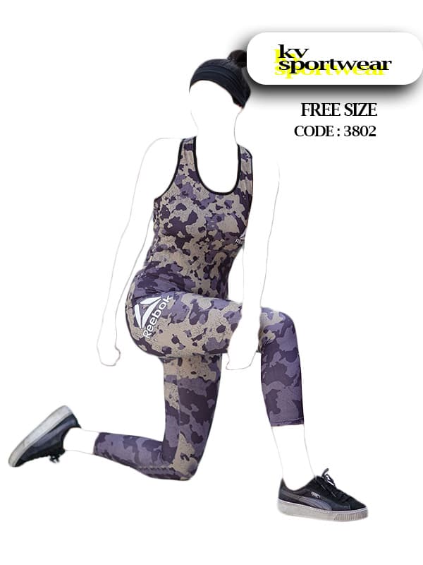 ست تاپ و لگ ورزشی زنانه Reebok کد 003