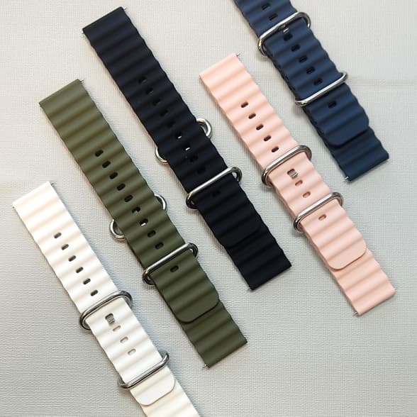 بند سیلیکونی طرح پافر اپل واچ 22mm