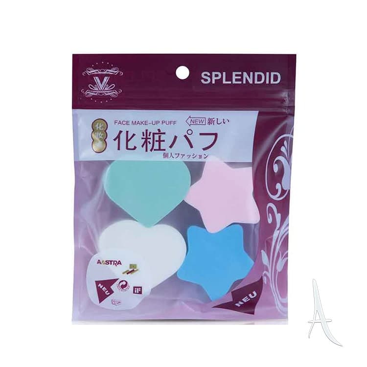 پد آرایشی قلب و ستاره اسپلندید مدل H13