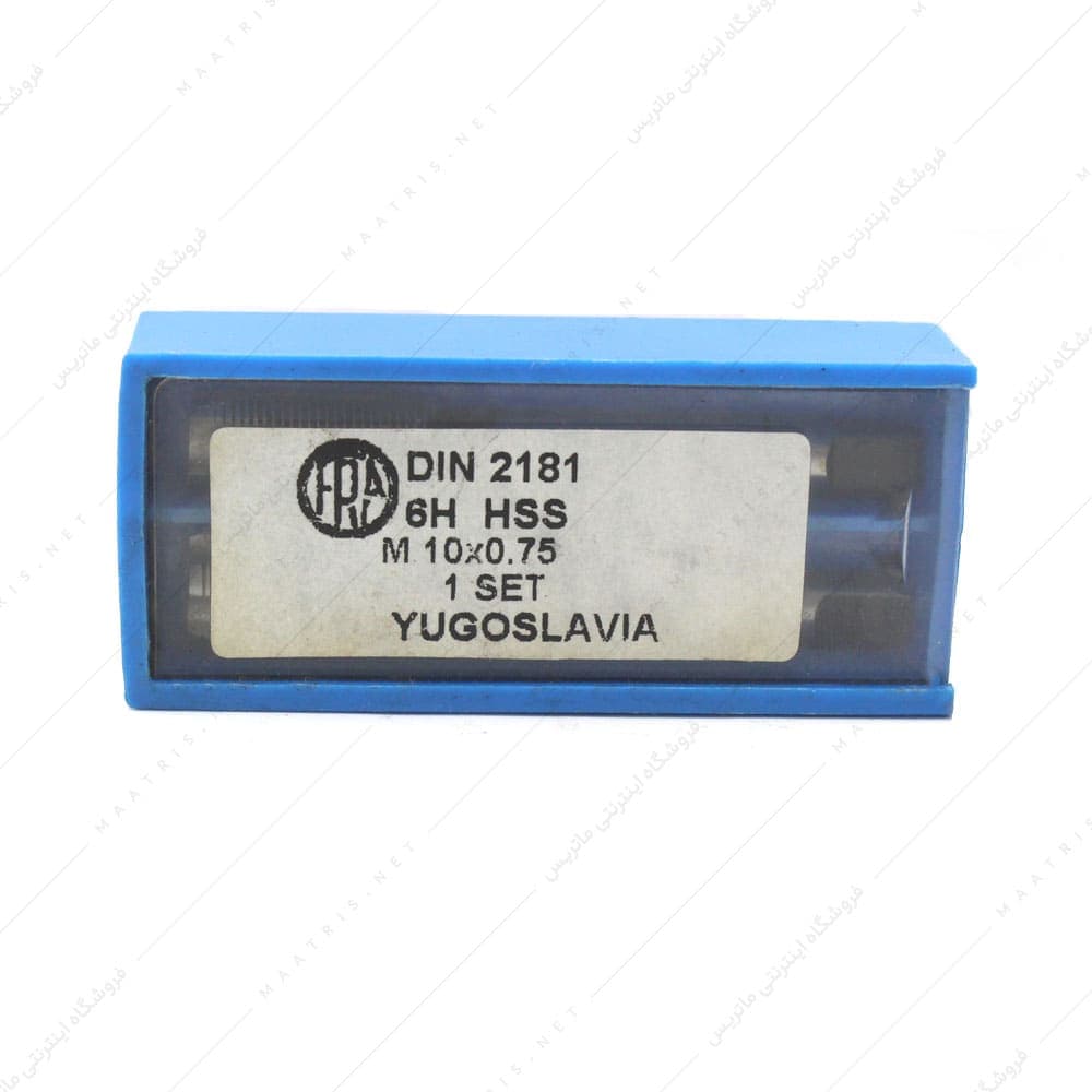 قلاویز دستی HSS سایز 10 گام 0/75 دنده ریز برند فرا