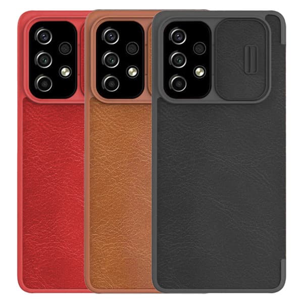 کیف چرمی نیلکین Qin Pro سامسونگ A73