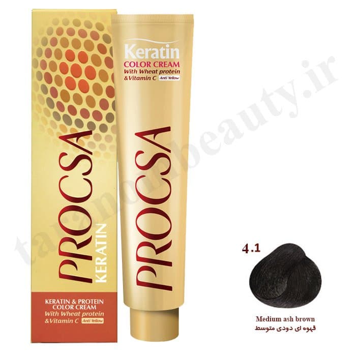 رنگ مو پروکسا قهوه ای دودی متوسط 4.1