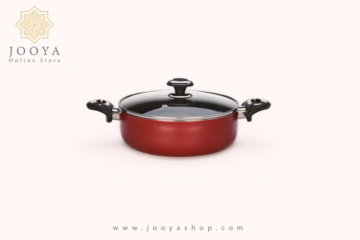 قابلمه کوتاه زرساب مدل گرانیتا قطر 24 سانت