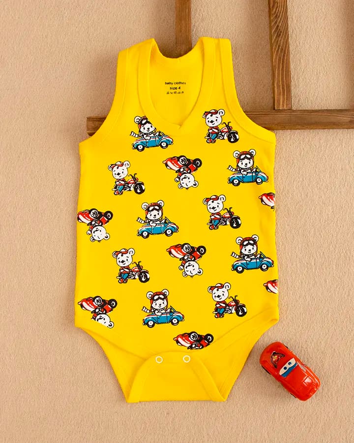 بادی نوزادی مجلسی مدل خرس راننده