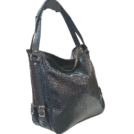 کیف دوشی زنانه چرم مدل شل 1051