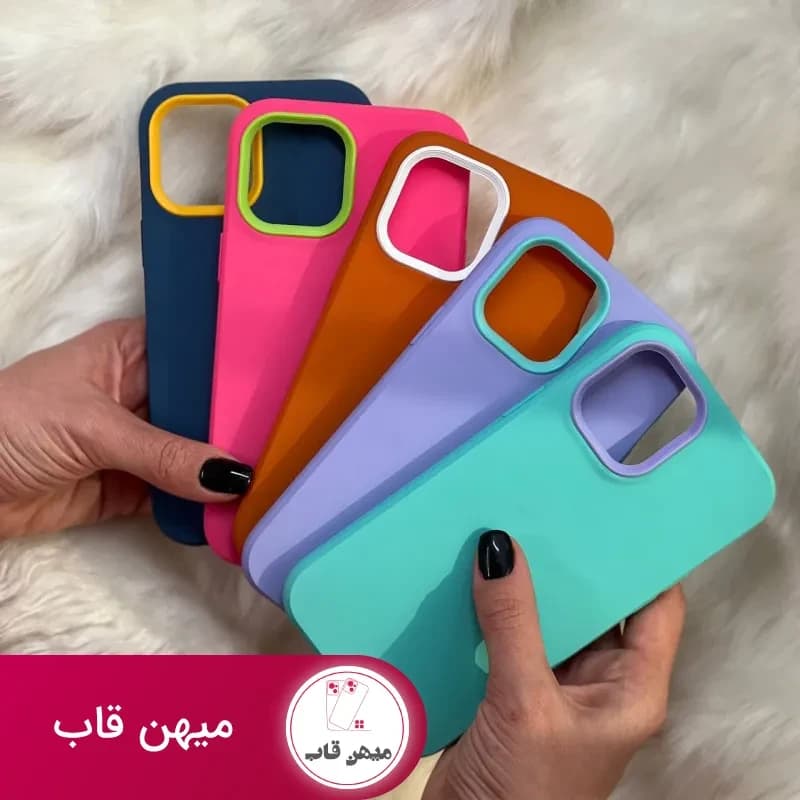قاب موبایل آیفون سان شاین دولایه دو رنگ - کد (۹۸۸۱۲)