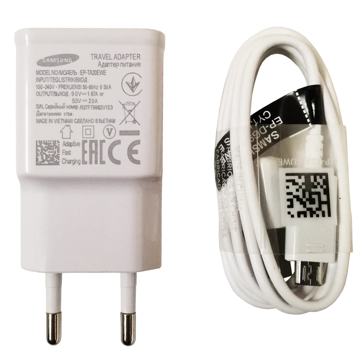 شارژر اورجینال فست موبایل سامسونگ Samsung Adapter Fast 9V 1.67A