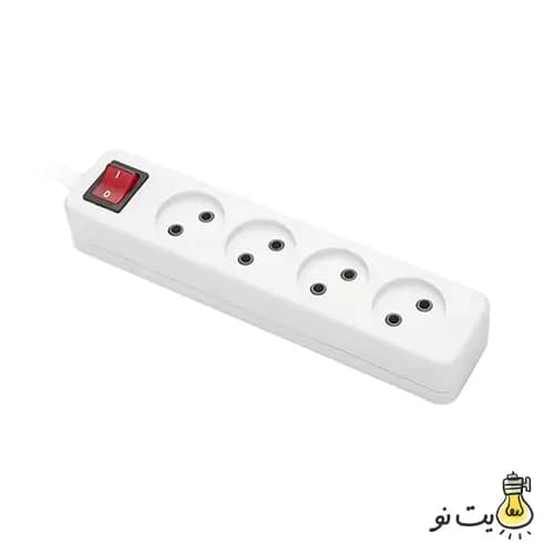 چند راهی 4 خانه بدون ارت شهاب پارت الکتریک
